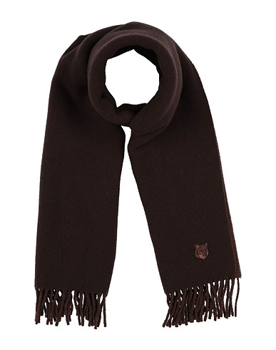 MAISON KITSUNÉ Sciarpe e foulard Testa di moro 100% Lana Vergine