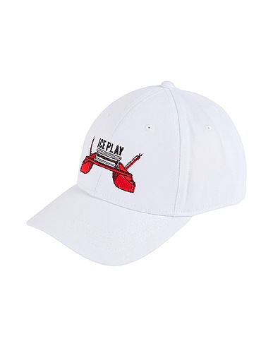 ICE PLAY Hat White 100% Cotton, Polyester