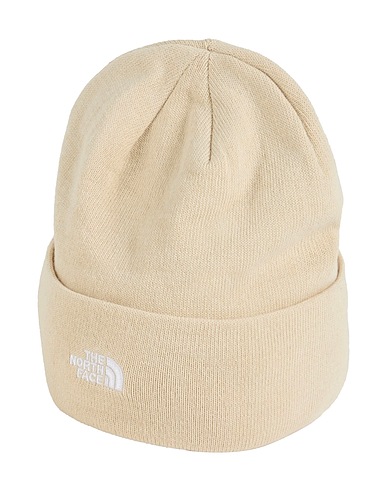 THE NORTH FACE Hat Beige 95% Polyester, 4% Polyamide, 1% Elastane