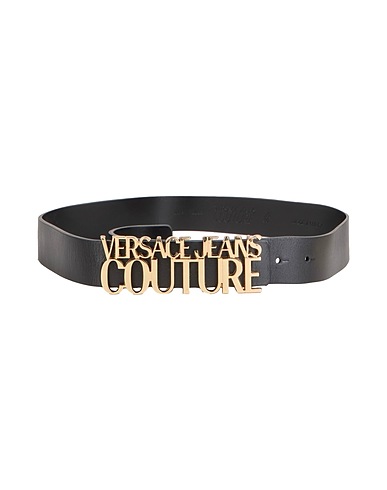 VERSACE JEANS COUTURE Belts Black Leather