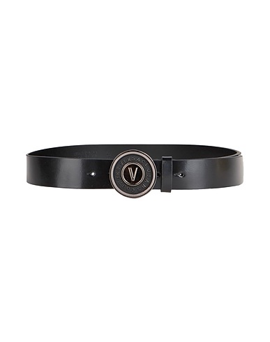 VERSACE JEANS COUTURE Gürtel Schwarz Leder