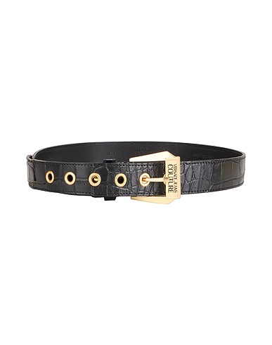 VERSACE JEANS COUTURE Belts Black Leather