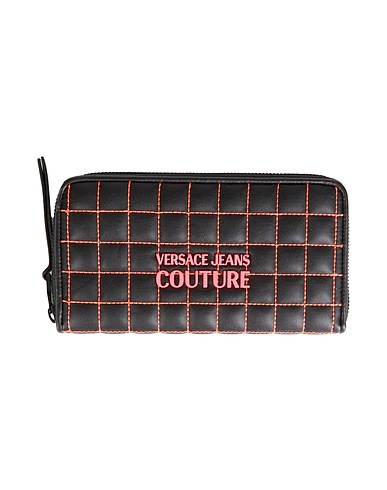 VERSACE JEANS COUTURE Wallet Black 100% Polyurethane