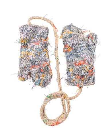 MAISON MARGIELA Gloves 45% Wool, 30% Cotton, 15% Polyamide, 5% Linen, 5% Silk