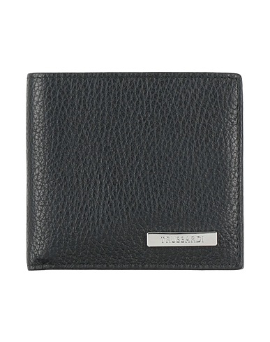 TRUSSARDI Wallet Black 100% Calfskin