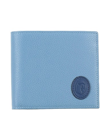 TRUSSARDI Portafoglio Blu chiaro 100% Pelle di vitello