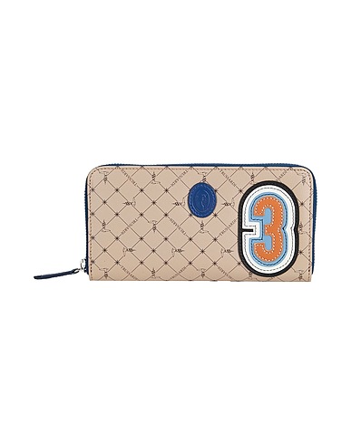 TRUSSARDI Wallet Taupe 100% Calfskin