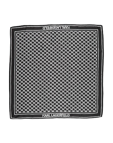 KARL LAGERFELD Schals und Foulards Schwarz 100% Seide
