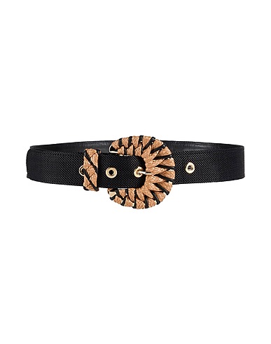 LAFTY LIE Belts Black Textile fibers