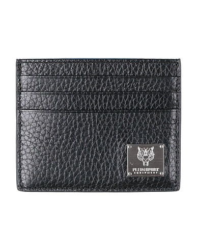 PLEIN SPORT Small Leather Goods Black Cow leather