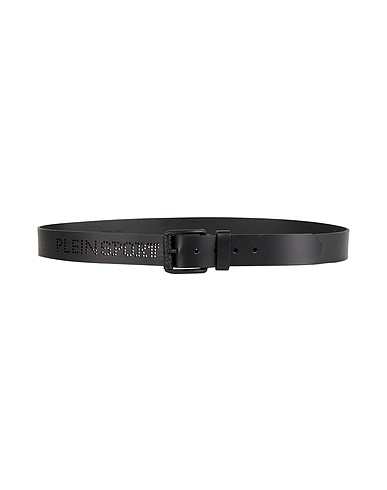 PLEIN SPORT Ledergürtel Schwarz Leder