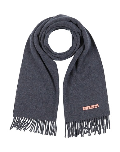 ACNE STUDIOS Scarves and foulards Slate blue 100% Wool