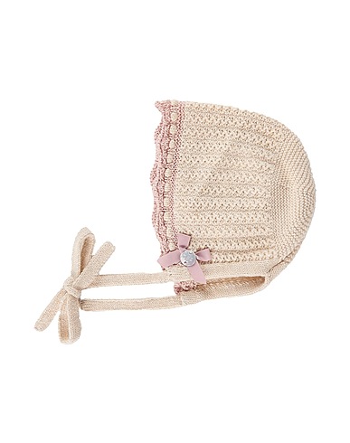 PAZ RODRIGUEZ Hat Beige 95% Cotton, 5% Cashmere
