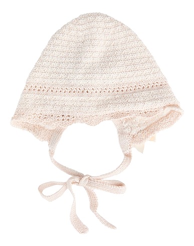 PAZ RODRIGUEZ Cappello Beige 95% Cotone, 5% Cachemire