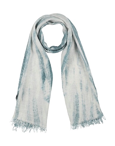WOOLRICH Scarves and foulards Slate blue 53% Hemp, 33% Cashmere, 14% Silk