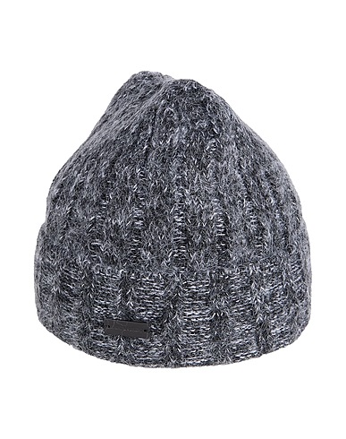 SAINT LAURENT Hat Black 79% Wool, 13% Mohair wool, 8% Polyamide, Calfskin