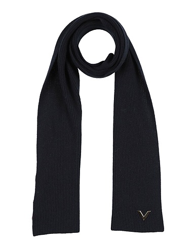 VALENTINO GARAVANI Sciarpe e foulard Blu notte 100% Cachemire