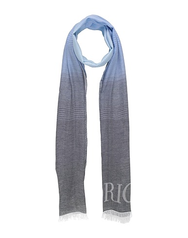 EMPORIO ARMANI Scarves and foulards Sky blue 51% Viscose, 49% Modal