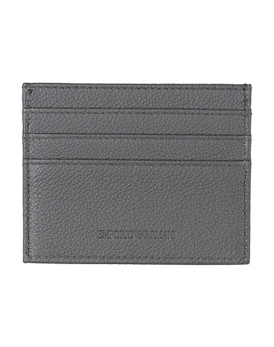 EMPORIO ARMANI Small Leather Goods Charcoal Leather