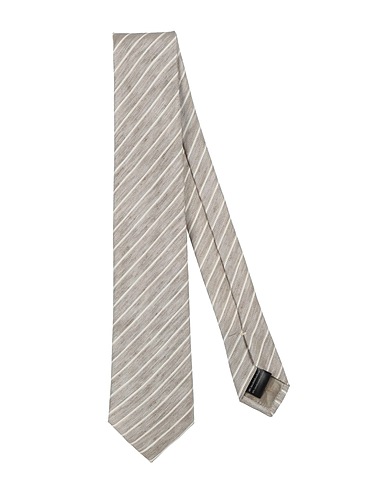 EMPORIO ARMANI Ties and bow ties Sand 57% Linen, 43% Silk