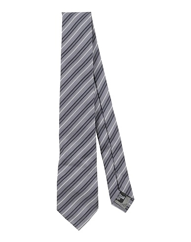 EMPORIO ARMANI Ties and bow ties Grey 100% Silk