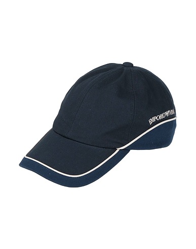 EMPORIO ARMANI Hat Navy 100% Cotton