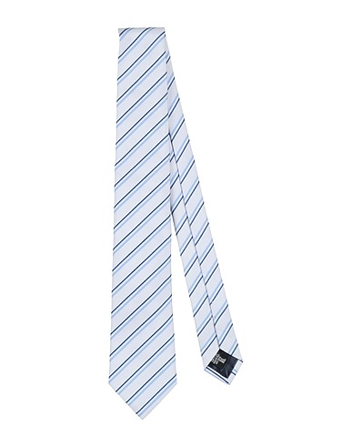 EMPORIO ARMANI Ties and bow ties Sky blue 100% Silk