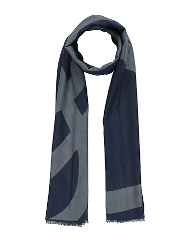 EMPORIO ARMANI Sciarpe e foulard Blu 73% Cotone, 23% Modal, 4% Seta