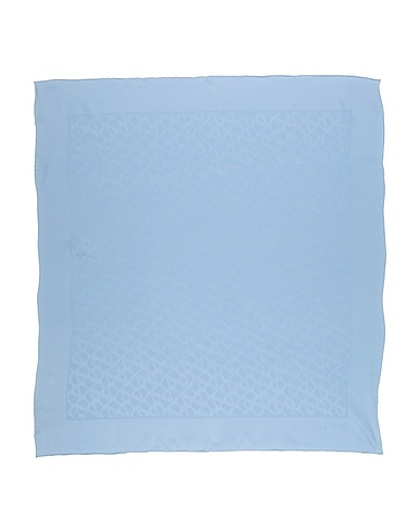 VALENTINO GARAVANI Scarves and foulards Sky blue 100% Silk
