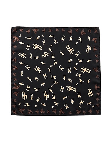 VIVIENNE WESTWOOD Scarves and foulards Black 100% Silk