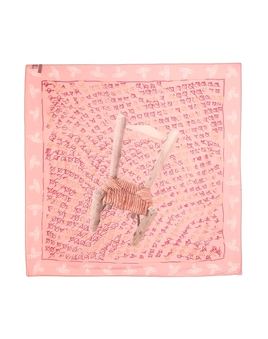 VIVIENNE WESTWOOD Scarves and foulards Antique rose 72% Cotton, 28% Silk