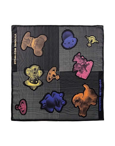 VIVIENNE WESTWOOD Scarves and foulards Black 100% Silk