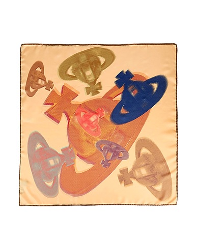 VIVIENNE WESTWOOD Scarves and foulards Apricot 100% Silk
