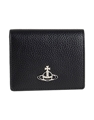 VIVIENNE WESTWOOD Wallet Black 100% Polyurethane