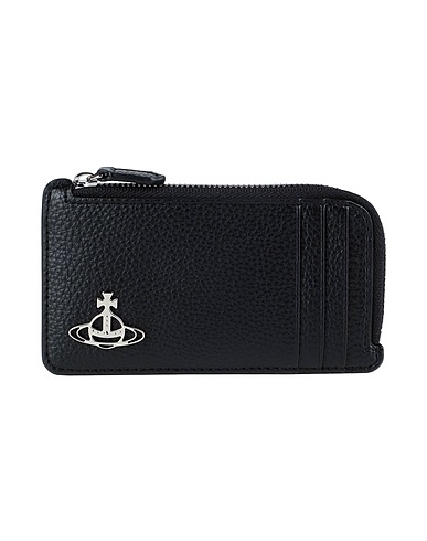 VIVIENNE WESTWOOD Small Leather Goods Black 100% Polyurethane
