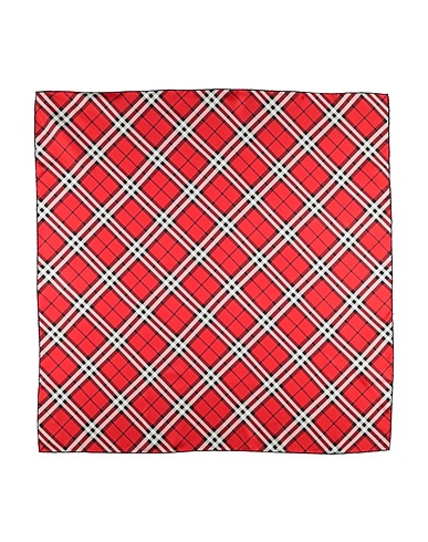 BURBERRY Scarves and foulards Red 100% Silk