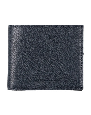 EMPORIO ARMANI Wallet Midnight blue 100% Cow leather