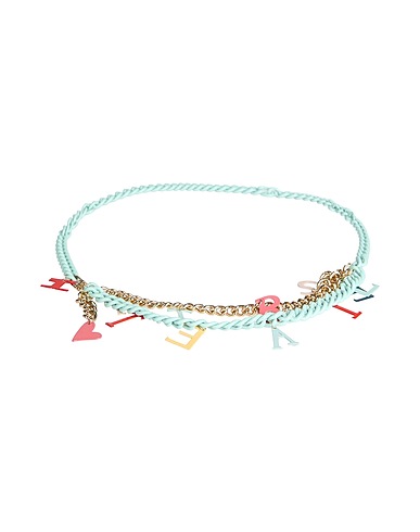 ELISABETTA FRANCHI Thin belt Light green Metal