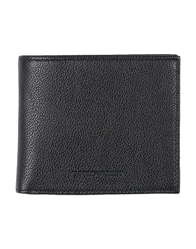 EMPORIO ARMANI Wallet Black Leather