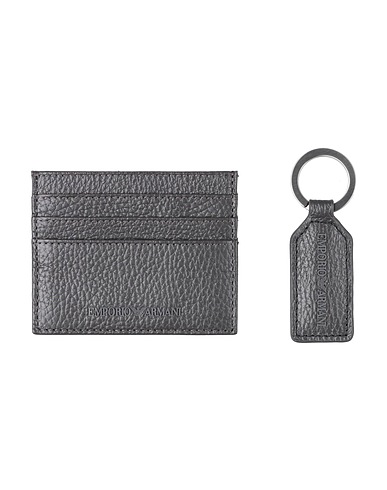 EMPORIO ARMANI Small Leather Goods Lead Leather
