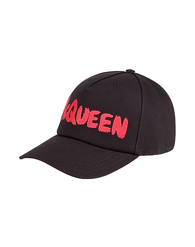MCQUEEN Hat Black 100% Cotton