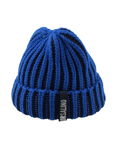 BORSALINO Hat Bright blue 100% Virgin Wool