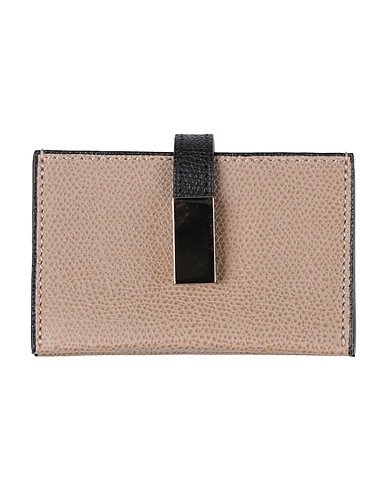 VALEXTRA Small Leather Goods Khaki 100% Calfskin