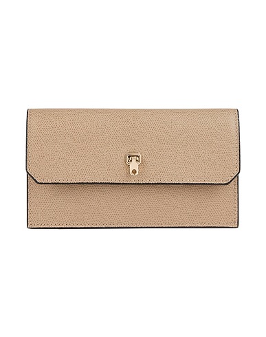 VALEXTRA Wallet Taupe 100% Calfskin