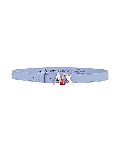 ARMANI EXCHANGE Regular belt Lilac Leather