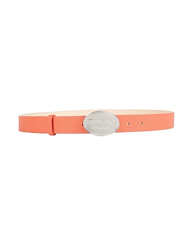 EMPORIO ARMANI Regular belt Rust 100% Polyester, Polyurethane