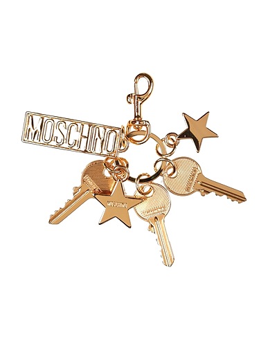 MOSCHINO Schlüsselanhänger Gold Metall