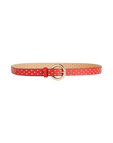 TARA JARMON Belts Red Leather