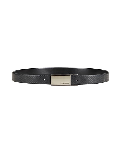 KARL LAGERFELD Cintura in tessuto Nero Fibre tessili