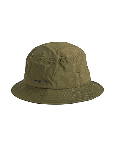 SOULLAND Hat Military green 93% Polyamide, 7% Polyurethane